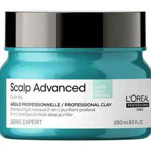 Shampoo & Mask 2in1 L’Oreal Paris Professionnel Serie Expert Scalp Advanced Clay 250 ml – deep purifying for oily scalp