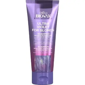 Biovax Ultra Violet for Blonds шампунь 200 мл — тонирующий, интенсивно восстанавливающий для блонд и седых волос