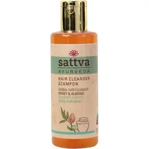 Shampoo Sattva Hair Cleanser Honey & Almond 210 ml — herbal cleansing formula