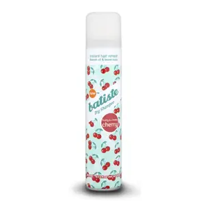 Sausais šampūns Batiste Cherry 200 ml — ātra matu atsvaidzināšana