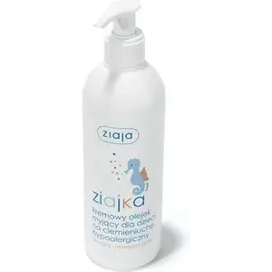 Krēmveida tīrīšanas eļļa bērniem Ziaja Ziajka 300 ml hipoalerģiska — pret galvas zvīņošanos un maigai mazgāšanai