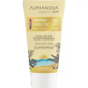 Шампунь и гель для тела ALPHANOVA SUN Beauty 2 в 1, био формула, 150 мл