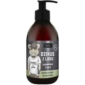 Šampūns LaQ Dzikus z Lasu 1w1 300 ml — stiprinošs šampūns