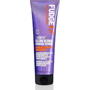 Shampoo Fudge Every Day Clean Blonde Damage Rewind 250 ml - regenerating, light toning for blonde hair