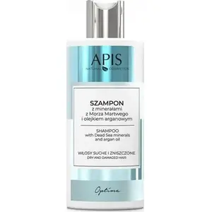 Shampoo APIS Optima with Dead Sea minerals and argan oil, 300 ml