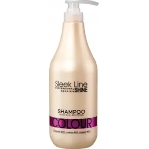 Shampoo Stapiz Sleek Line Colour with Silk for Colour-Treated Hair 1000 ml