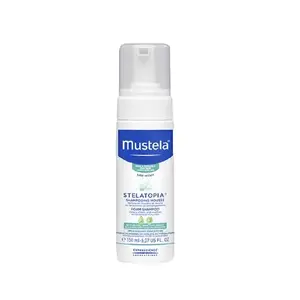 Shampoo foam Mustela Stelatopia 150 ml — shampoo for dry hair, unisex