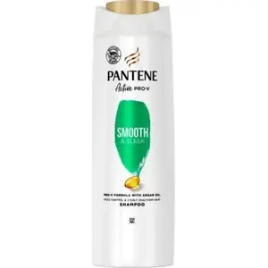 Šampūns Pantene Smooth & Sleek 360 ml — matu kopšanai, izlīdzinoša formula