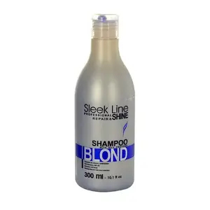 Shampoo Stapiz Sleek Line Blond with silk 300 ml — shampoo for blonde hair