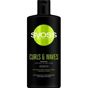 Shampoo Syoss Curls & Waves — enhancing shampoo for curls and waves