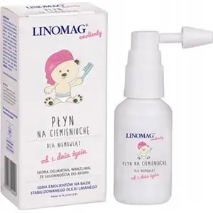 Linomag līdzeklis zīdaiņu galvas ādas pārklājumiem 30 g — Linomag PŁYN NA CIEMIENIUCHĘ 30G