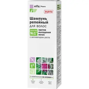 Shampoo Elfa Farm with Burdock for Hair Loss Prevention 200 ml