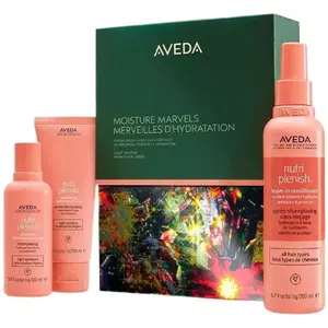 Набор шампунь и кондиционеры No name AVEDA_SET Moisture Marvels — шампунь 100 мл, кондиционер 100 мл, несмываемый кондиционер 200 мл