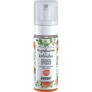 Shampoo Foam Anwen Peach & Coriander 170 ml — foam shampoo, gentle cleansing