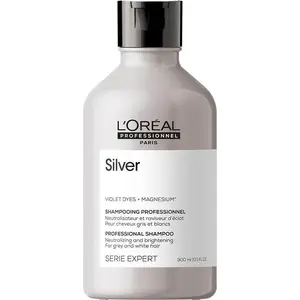 Shampoo L’Oreal Paris Serie Expert Silver 300 ml — anti-yellowing formula for blonde and grey hair