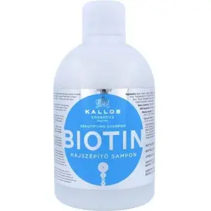Шампунь Kallos Biotin 1000 мл — биотиновый шампунь для волос, 1 л