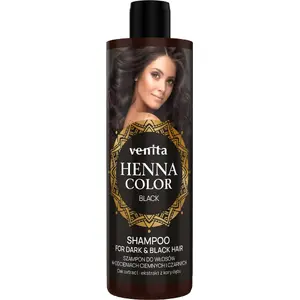 Hair shampoo Venita VENITA Henna Color for dark and black shades Black 300 ml