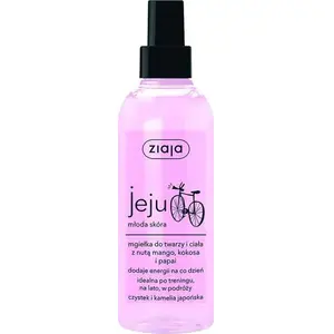 Face and Body Mist Ziaja Jeju róż 200 ml — universal hydrating floral spray