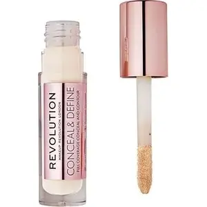 Korektors Makeup Revolution Conceal and Define C1 3,4 ml, šķidrs augstas pārklājuma korektors