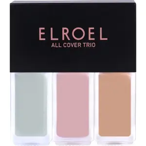Мини-корректоры трио No name ELROEL All Cover Trio – 3 оттенка, по 4,5 г