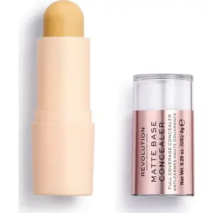 Korektors Makeup Revolution Matte Base C8 — šķidrs korektors, vidēja seguma