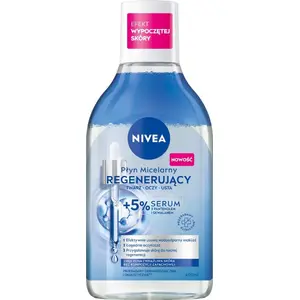 Мицеллярная вода Nivea регенерирующая для лица, глаз и губ с 5% сывороткой, 400 мл