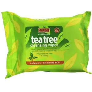 Очищающие салфетки для лица Beauty Formulas Tea Tree 30 шт.