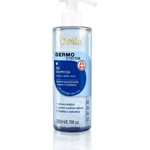 Освежающий гель для умывания лица Delia Dermo System 200 мл