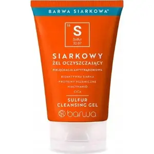 Attīrošs sēra gels Barwa 120 ml — sejas un ķermeņa attīrīšanas gels ar sēru