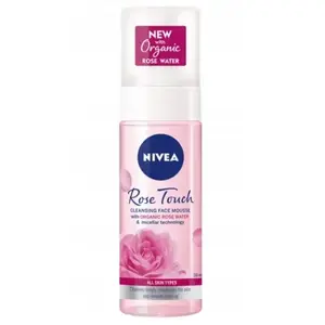 Очищающая пенка для лица Nivea Rose Touch 150 мл - мягкое очищение