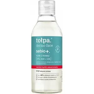 TOLPA Alkotest Dermo Face Sebio+ Soothing Acne Toner 200 ml with AHA and LHA 5%