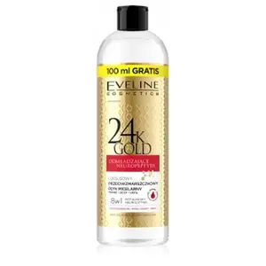 Micellar Makeup Remover Solution Eveline 24k Gold anti-wrinkle 500 ml