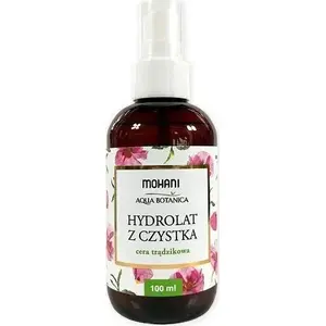 Hidrolāts (100 ml) Mohani Aqua Botanica — cistus (rožu cine) ziedūdens