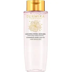 Micellar Water Dermika Luxury Placenta 400 ml — face, eyes and lips cleansing with French thermal water