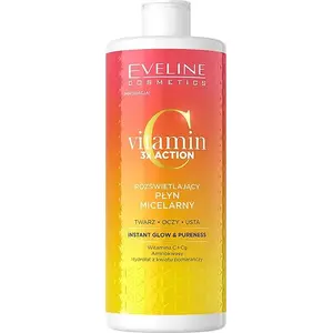 Micellārā tīrīšanas ūdens Eveline Vitamin C 3X Action 500 ml