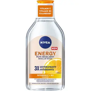 Micelārais attīrošais līdzeklis Nivea Energy 400 ml ar 3 antioksidantiem