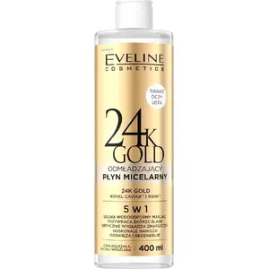 Micellar Replenishing 5-in-1 24K Gold Face Cleanser Eveline 400 ml