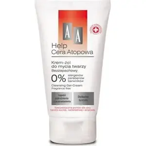Facial cleansing cream-gel AA Help Cera Atopowa 125 ml for sensitive and atopic-prone skin