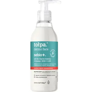 Facial Cleansing Gel tołpa Sebio+ with AHA and LHA 195 ml