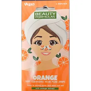 Deguna plāksnītes Beauty Formulas dziļi attīrošas apelsīna aromāta, 6 gab.