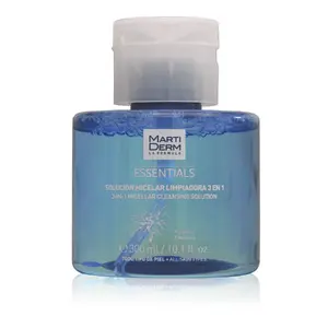 Micelārais šķīdums Martiderm Micelar 3‑1 300 ml — pudele, attīra, mitrina, aizsargā