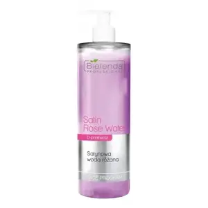 Тоник для лица Bielenda Satin Rose Water 500 мл — увлажняющая розовая вода для ухода за кожей