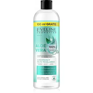 Мицеллярный успокаивающий очищающий раствор Eveline Skin Comfort Aloe Vera 3-в-1 500 мл