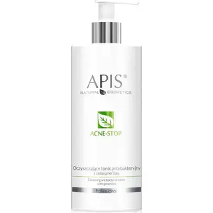 APIS антибактериальный очищающий тоник с зелёным чаем Acne-stop 300 мл