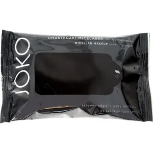 Micellar Cleansing Wipes Joko with Active Charcoal 15 pcs – makeup removal wipes