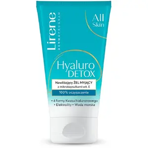 Cleansing Gel Lirene Hyaluro Detox with microcapsules and Vitamin E 150 ml