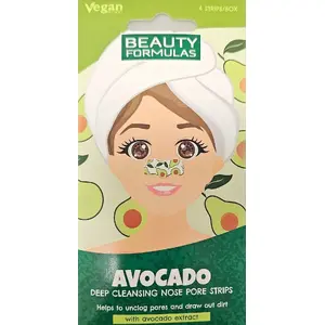 Nose Pore Strips Beauty Formulas deep-cleansing avocado 6 pcs
