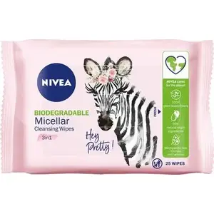 Makiažas noņemšanas salvetes Nivea MicellAir Skin Breathe 3‑in‑1 sejai un acīm, 25 gab.