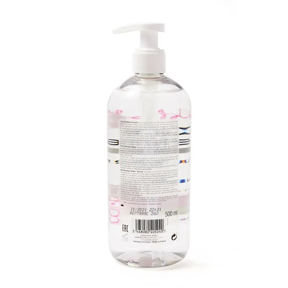 Micellar Water Corine de Farme Purity 500 ml Photo 2