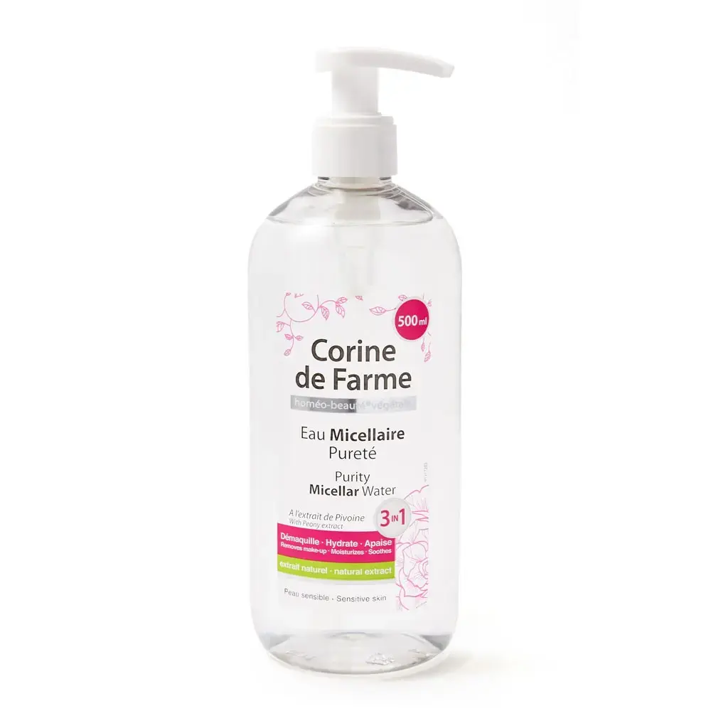 Micellar Water Corine de Farme Purity 500 ml Photo 3